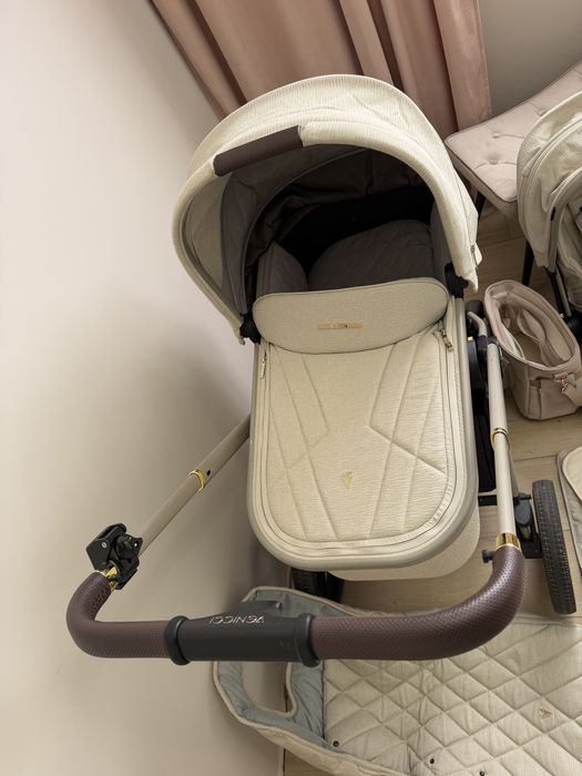 Venicci upline 2w1 gondola i spacerowka caly komplet + baza i fotelik samochodowy