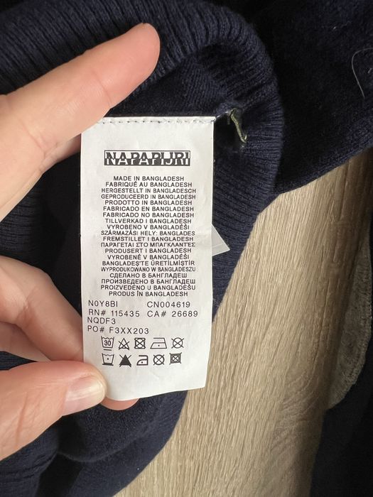 Kardigan wełniany Napapijri
