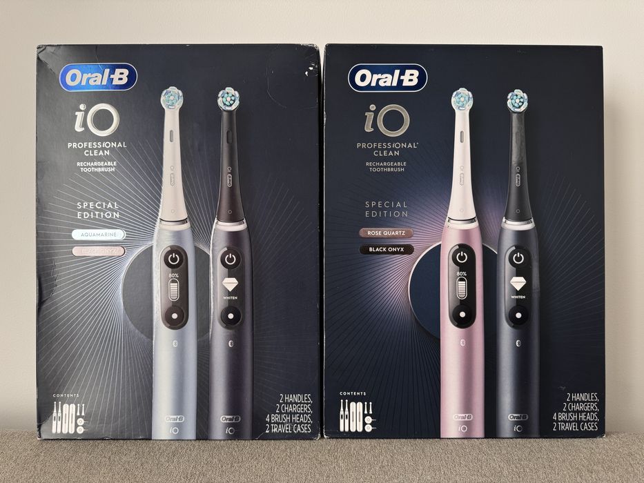 СУПЕРЦІНА Електрична зубна щітка Oral-B iO Series 9 White Black Pink
