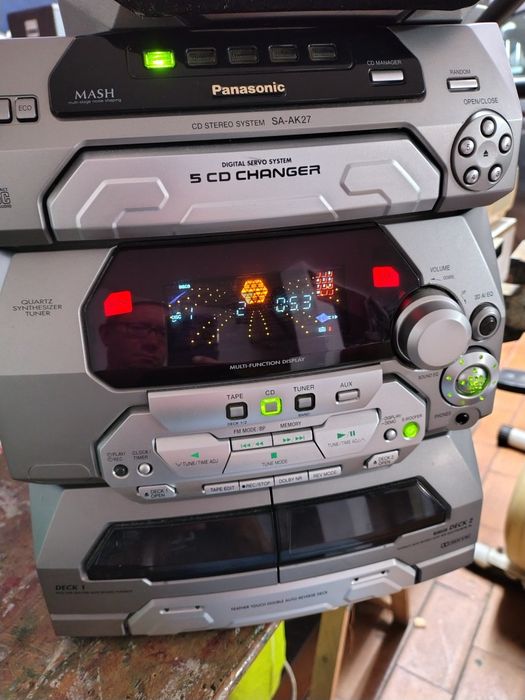 Aparelhagem Panasonic SA ak27 vintage anos 90