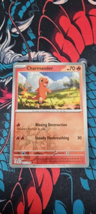 Karta do gry Pokémon Charmander