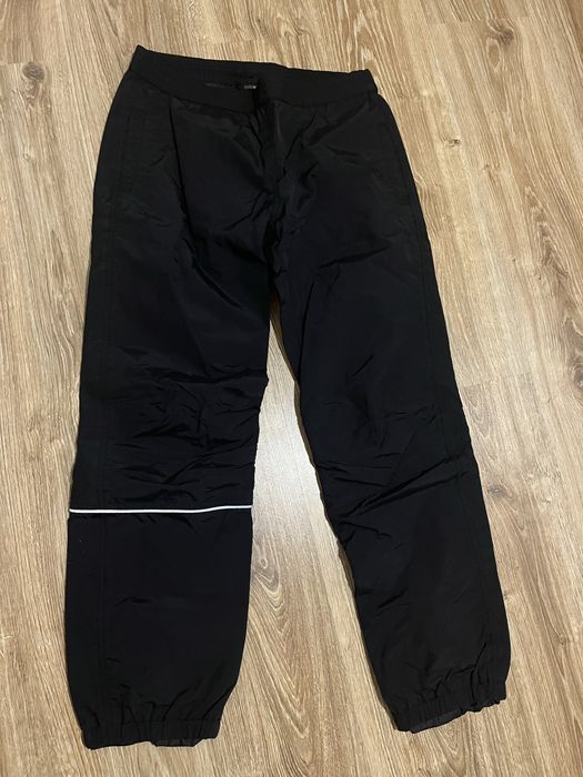 czarne spodnie narciarskie, S, 164cm, brak ocieplenia, na gumce, odbla