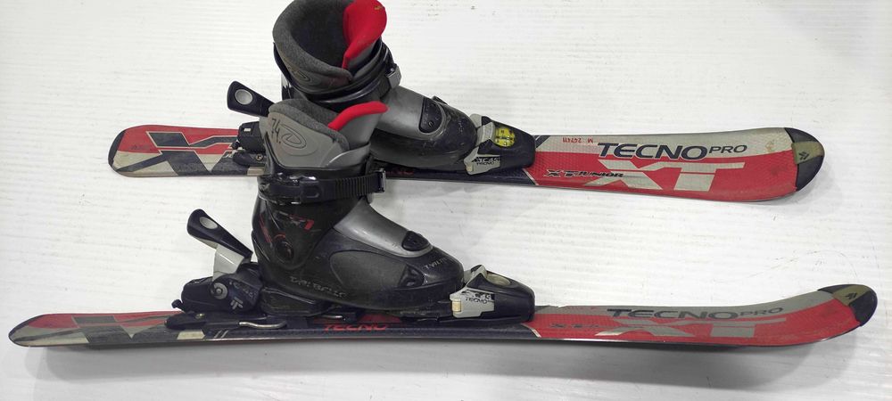 narty dla dzieci do nauki carvingowe Tecno Pro 90cm + buty r.29/18,5cm