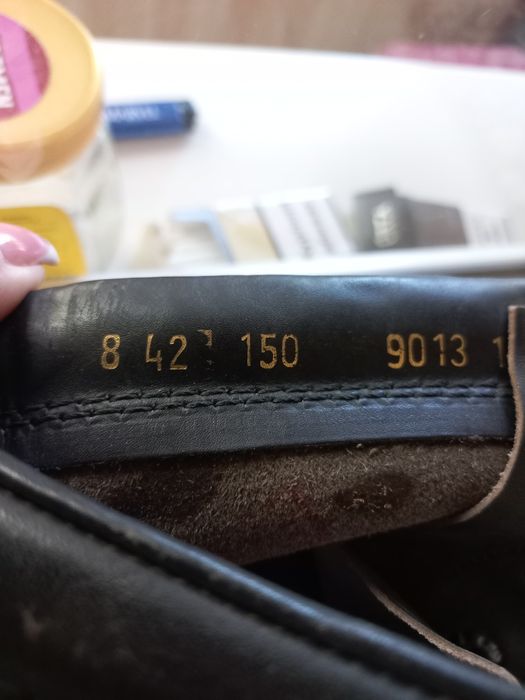 Чоловічі чоботи (берці) 42й розмір. Натуральна шкіра. Німеччина.