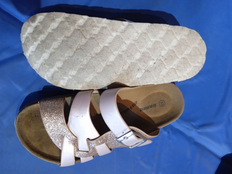 Laczki - sandały dziewczęce 34