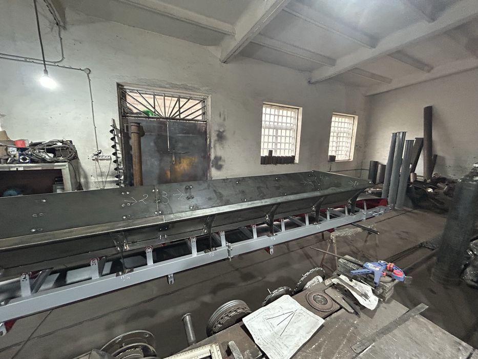 Транспортер стрічковий ваговий. Конвеєр зважування бетонної суміші.