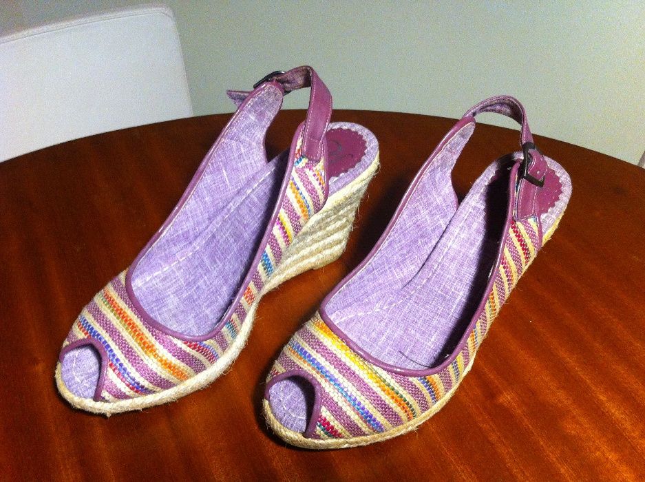 Sandálias de Verão 39 (ZARA) de tons roxos - como NOVAS!