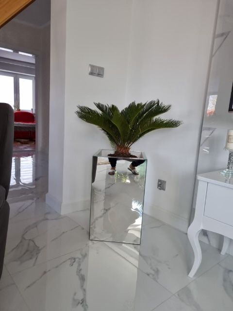 doniczka lustrzana glamour na wymiar cała Polska szkło labocel osłonka