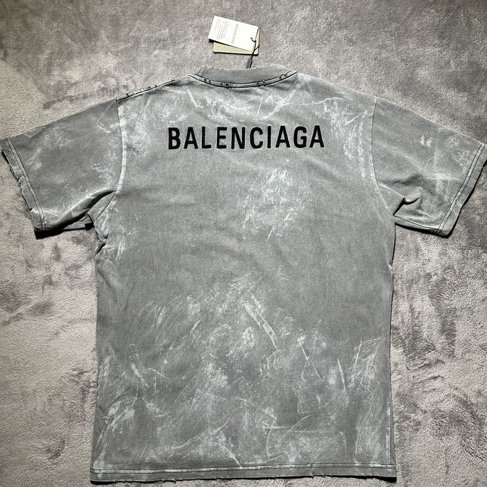 Футболка Balenciaga back grey S M L