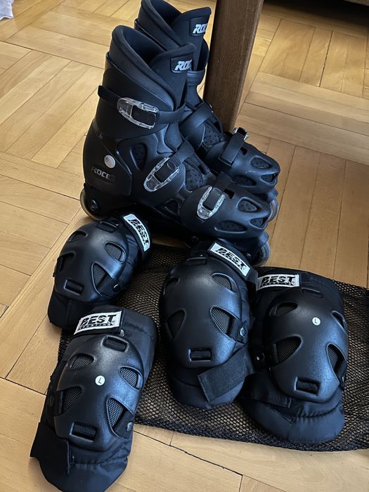 Rolki meskie Roces z ochroniaczami