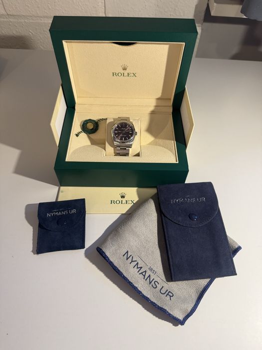 Najtańszy w Europie! Rolex Oyster Perpetual 34mm Red Grape