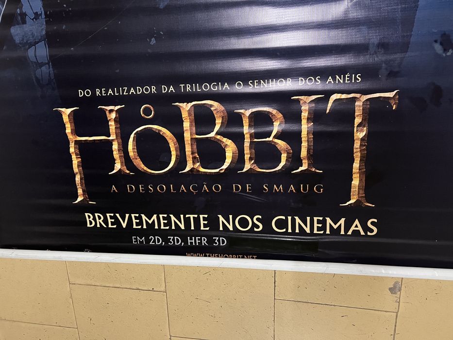 Poster gigante do Hobbit com Gandalf