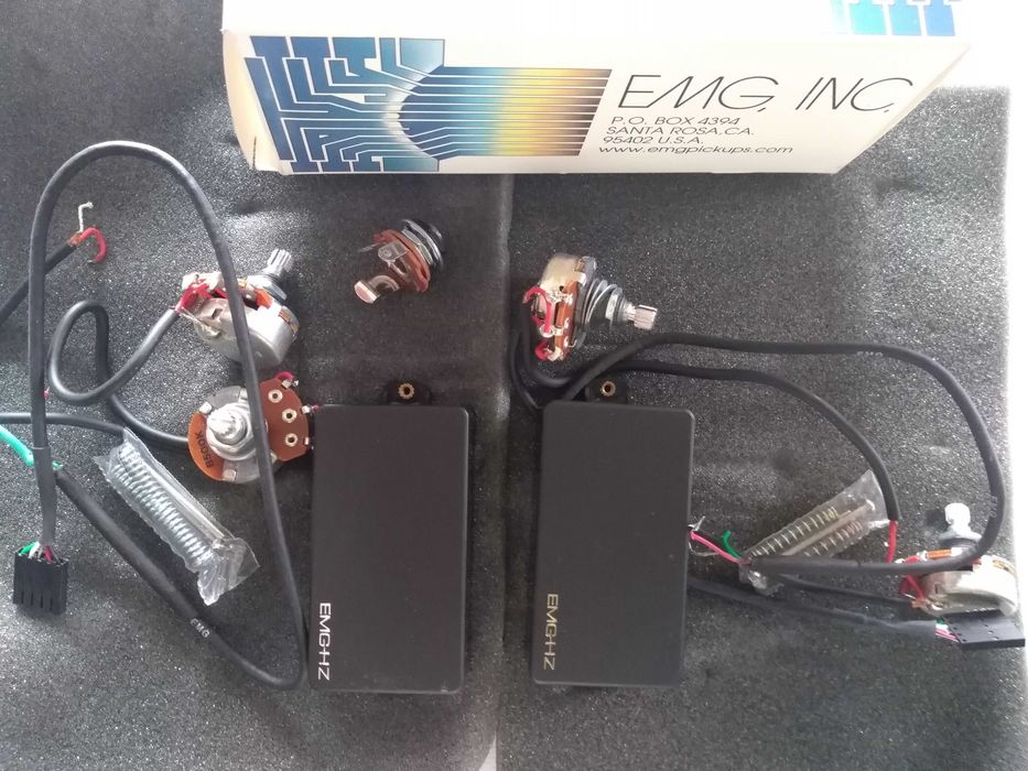 EMG HZ H4/ H4A Passive Humbucker Pickup Set - Black