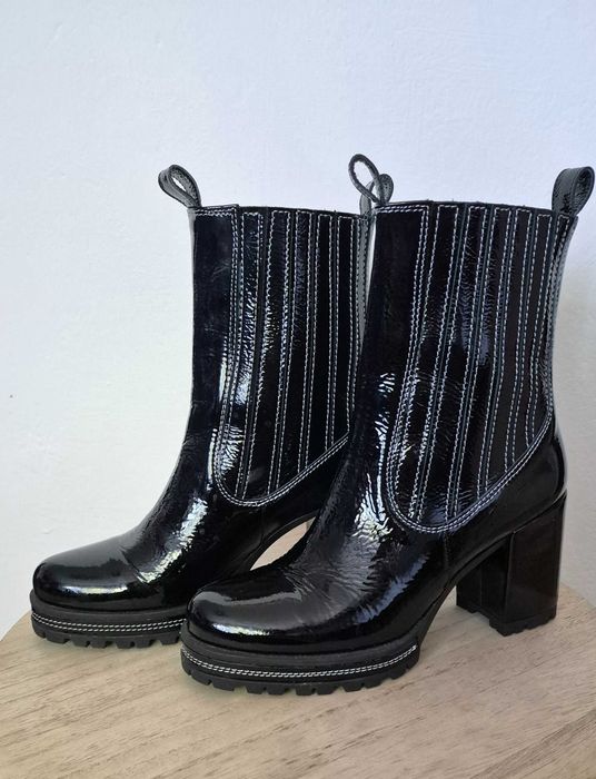 Botki damskie roz 39