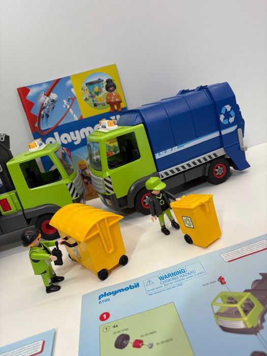 Playmobil 6110 City Action Nowa śmieciarka do recyklingu