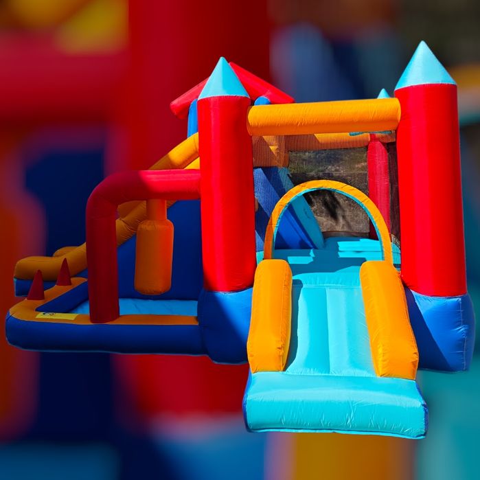 Insuflável para crianças / Festas de Aniversário, com piscina de bolas