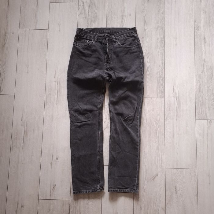 Carhartt WIP jeansy W29 L32 męskie black stone washed czarne denim straight fit streetwear
