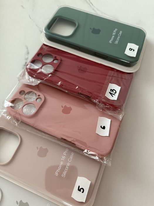 Silikonowe etui na iPhone 16 Pro