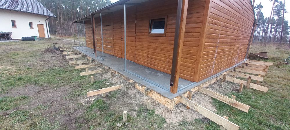 Wiata garażowa Carport 11x8 ocynkowany profil,Blachodachówka