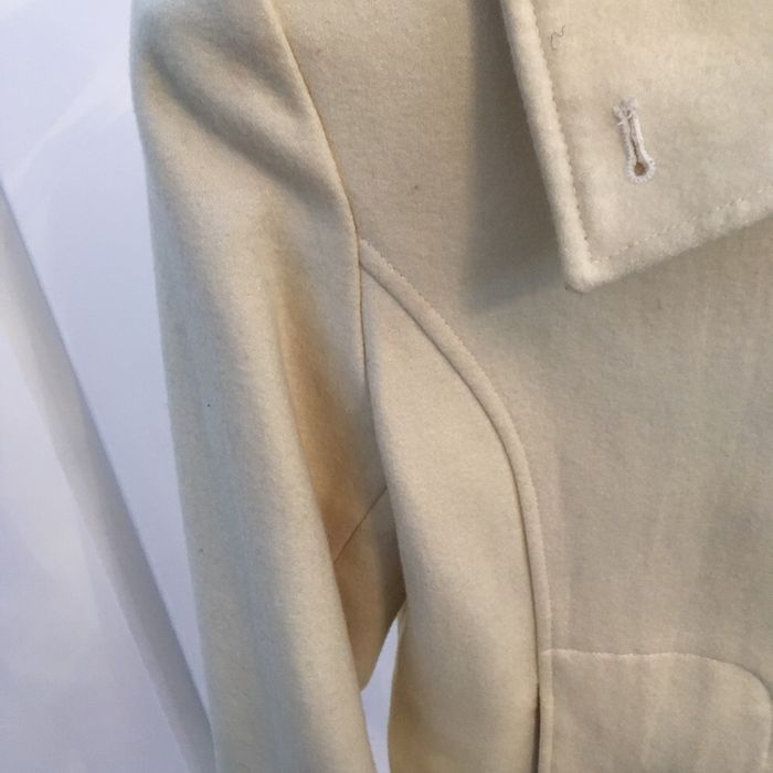 Kurtka flauszowa, kremowa, 36