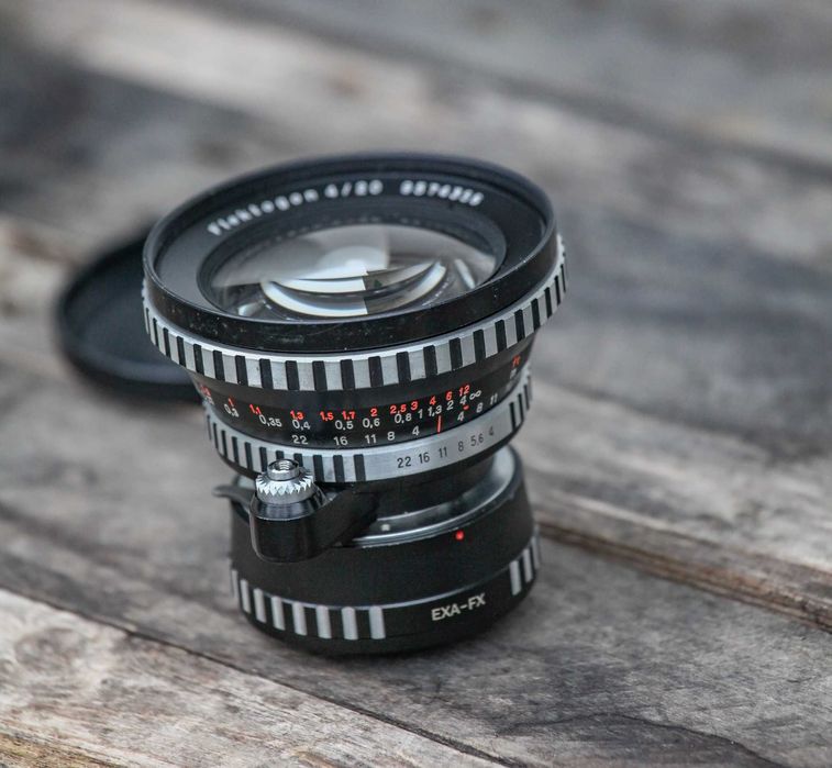 Carl Zeiss Jena Flektogon 20mm F: 4 c/adaptador para Fuji (FX)