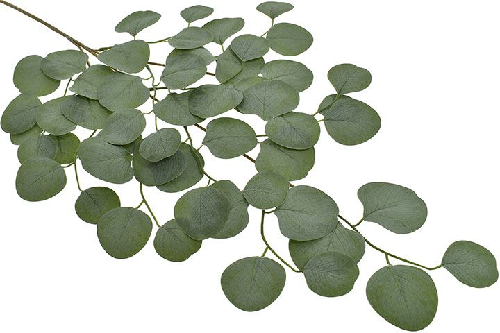 Eukaliptus gałązka liść girlanda wesele liście sztuczne kwiaty wazon