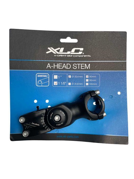 Mostek rowerowy regulowany XLC Comp A-Head 90 mm / 25,4 mm / 1 1/8"/ K148