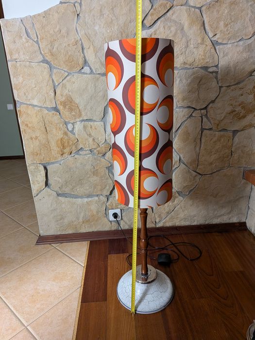Lampa stojąca podłogowa, PRL, Vintage, Retro, Mid century