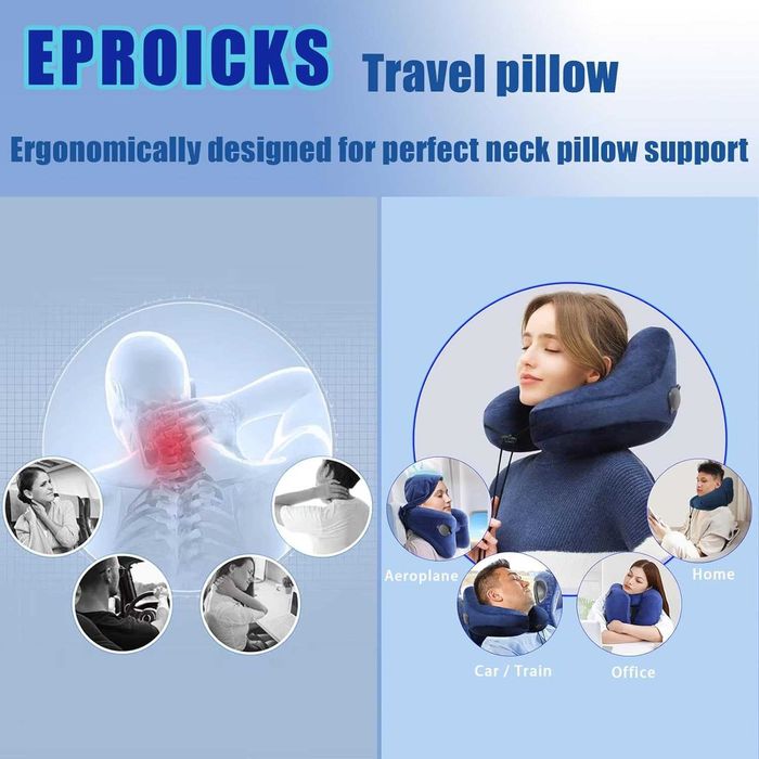 Nowa poduszka podróżna / zagłówek / poducha do samolotu/ rogal !2919!