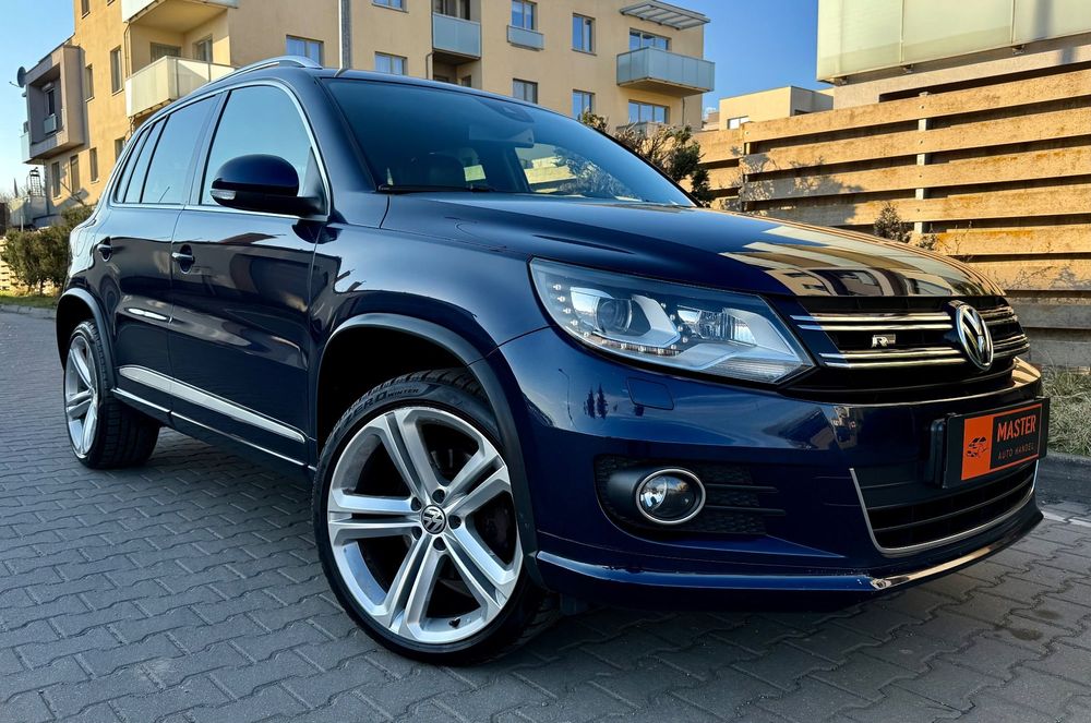 Volkswagen Tiguan R-Line Lift Full Full Skóra Adaptacyjne Zawieszenie Panorama