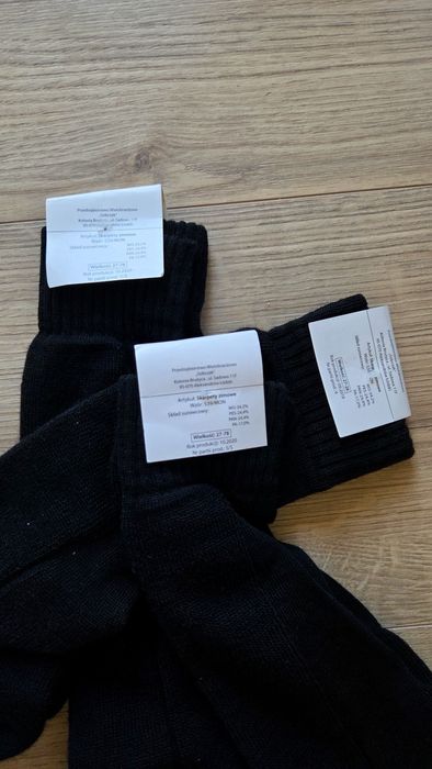 Skarpety zimowe męskie wełniane rozmiar 41-43