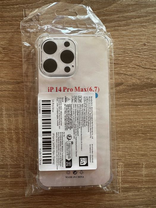 Etui case iphone 14 pro max bezbarwne nowe