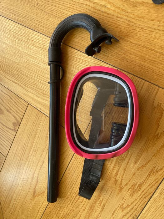 Gogle, rurki, płetwy do nurkowania dla dziecka