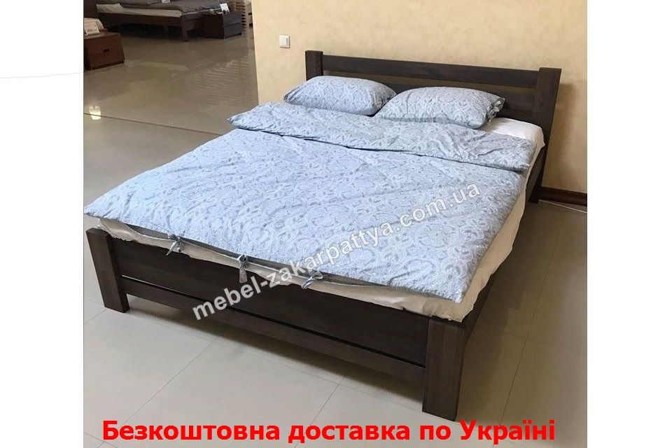 Деревянная кровать двуспальная бук. Ліжко  90.120.140.160.180х200