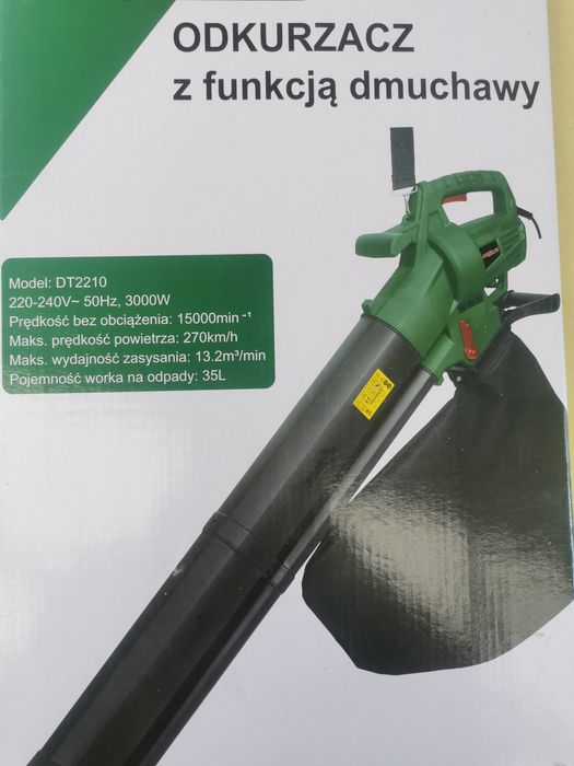 Odkurzacz do liści z funkcją dmuchawy