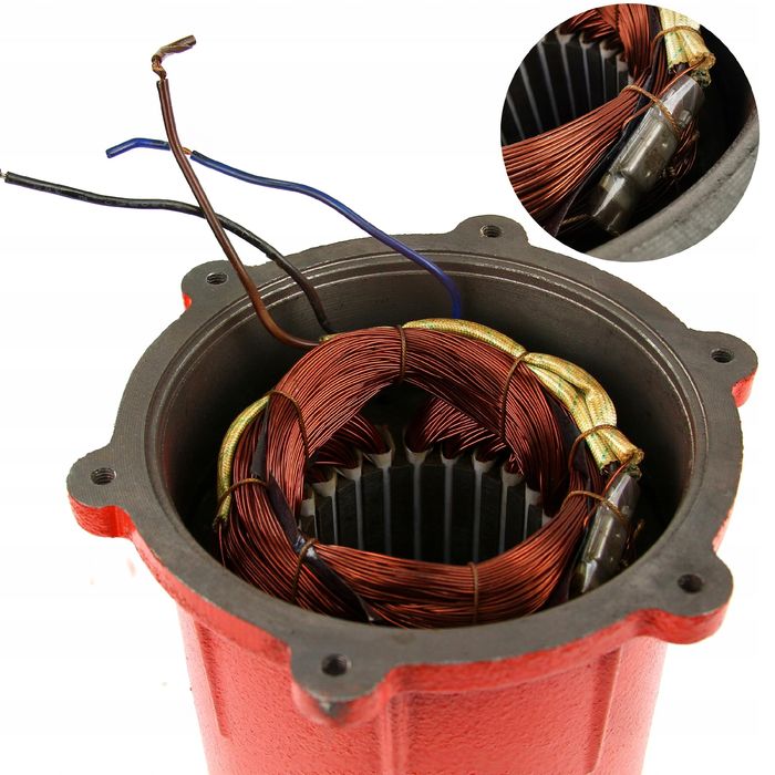 Pompa Do Szamba Wody Brudnej Czystej Szlamowa Wąż 60M Rozdrabniacz