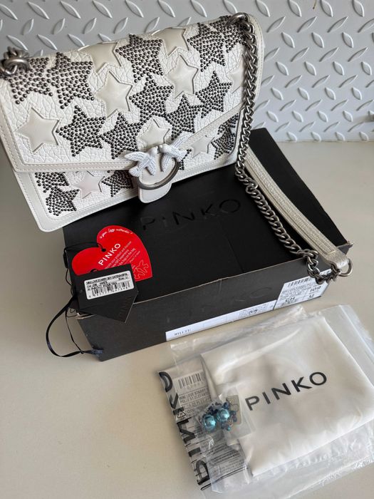 Torebka PINKO - Love Starry Sky AI 19-20 PLTT 1P21G6 Y5UV White