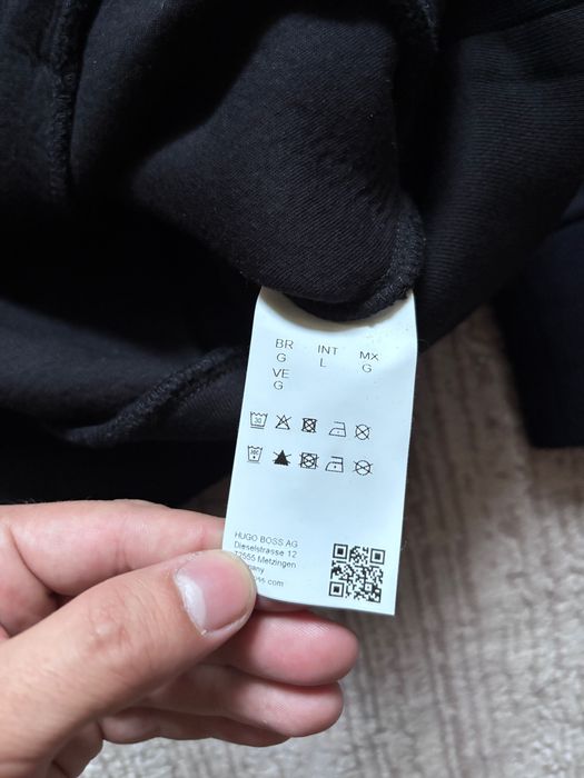 Hugo Boss Daipeh zip чорна гарна кофта