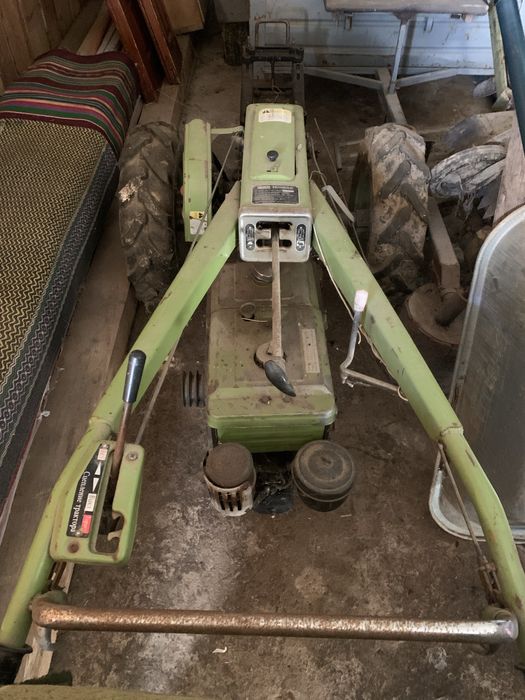 Мотоблок Zubr з прицепом, фреза, плуг