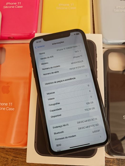 iPhone 11  128GB Preto Bom estado Aceito Retomas