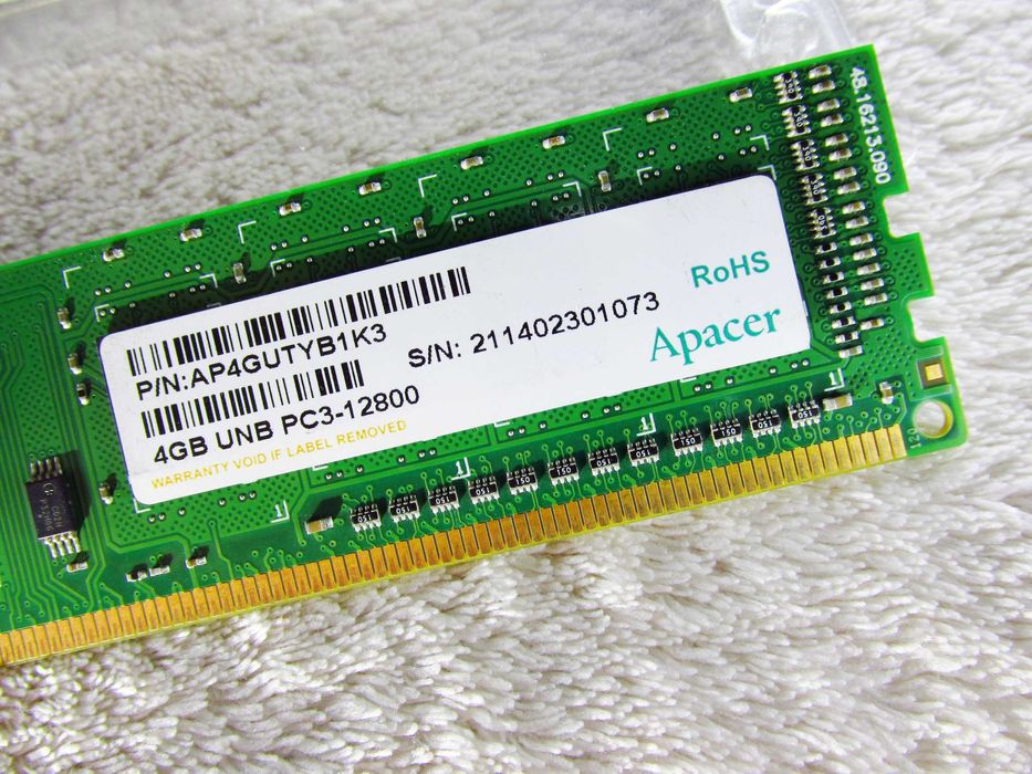 Оперативна пам'ять 4 Гб Apacer DDR3-1600 4096MB PC3-12800
