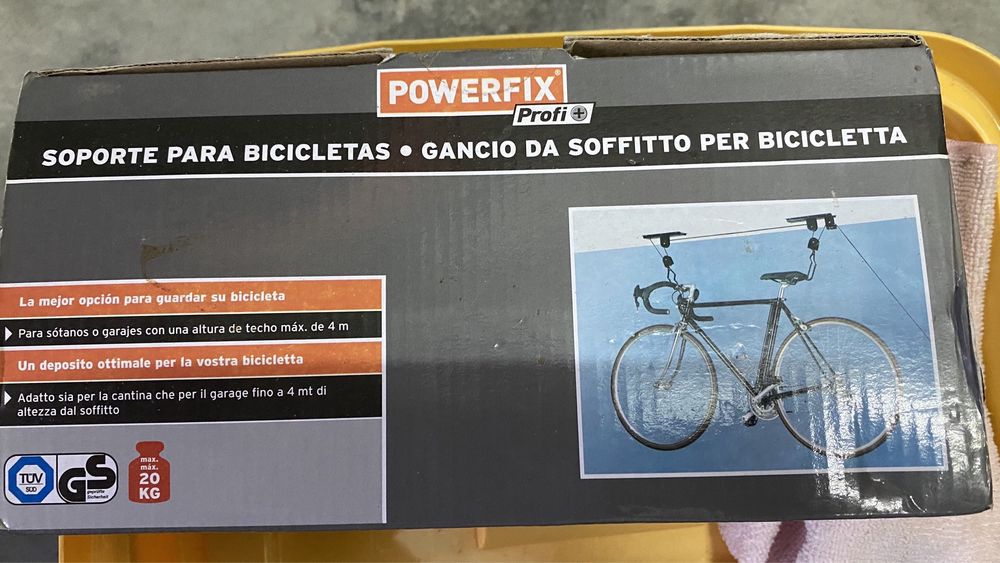 Suporte em suspensão para bicicleta