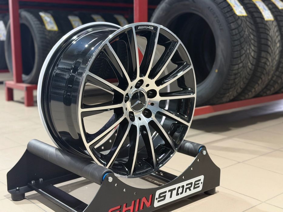 Нові диски Mercedes MR822 R19 5x112 Black Machined Face