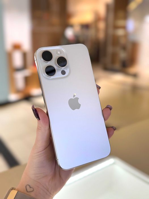 iPhone eSIM 15 Pro Max 256 GB White Titanium | 2 lata gwarancji!