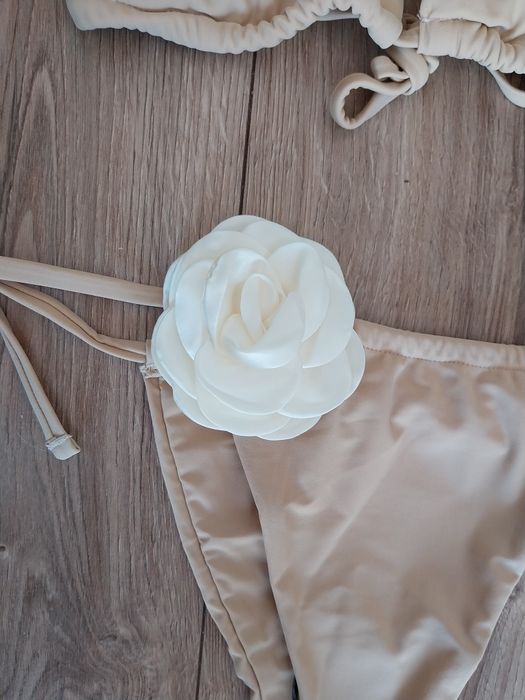 Strój kąpielowy róża kwiat bikini 42 xl