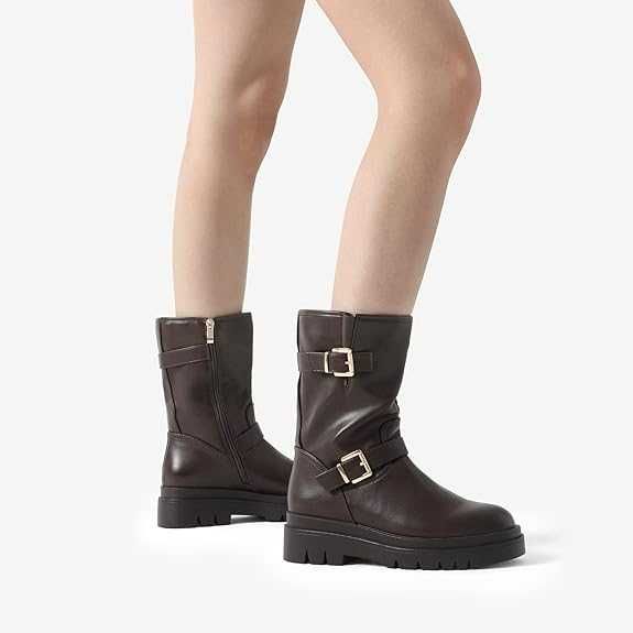 2l100. DREAM PAIRS Damskie botki brązowe 40