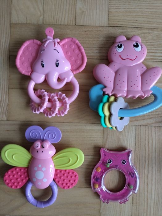 Zestaw 5 grzechotek dla niemowląt