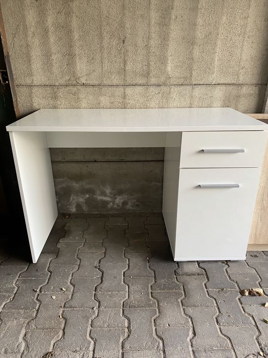 Biurko białe wysoki połysk