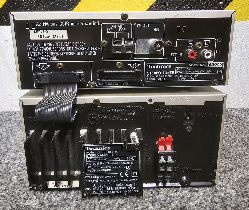 Radio stereo Technics SE-HD350+tuner+pilot. wysyłka