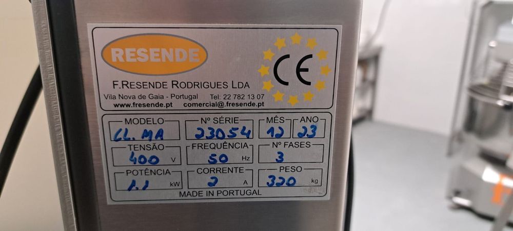 Cilíndro industrial de panificação para massa